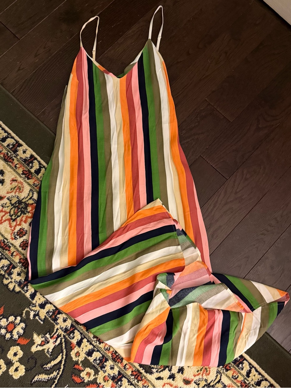 reformation striped maxi dress 6
